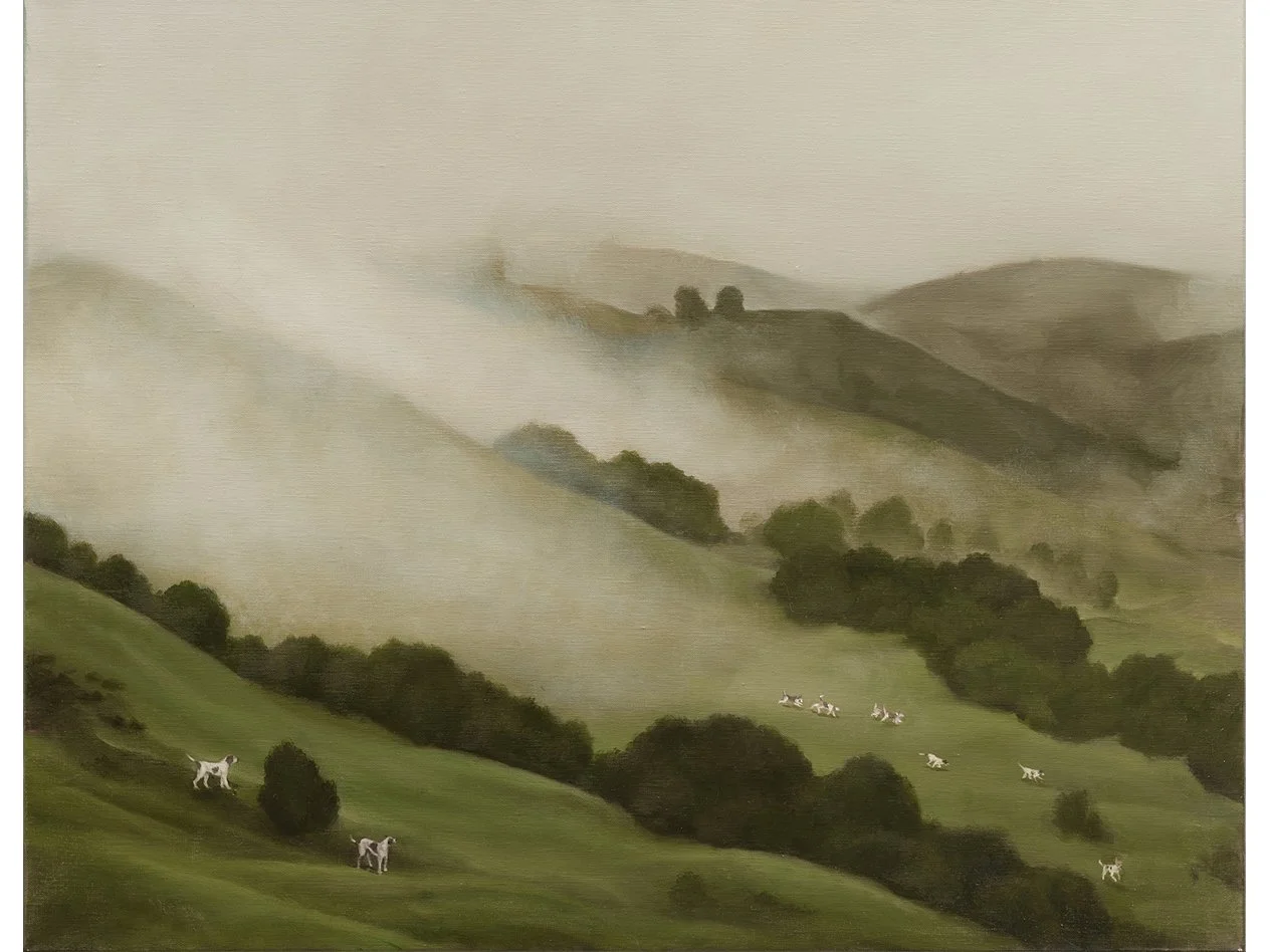   L"AVALANCHE DE FUMÉE  
2025 
oil on canvas 
55 x 70 cm