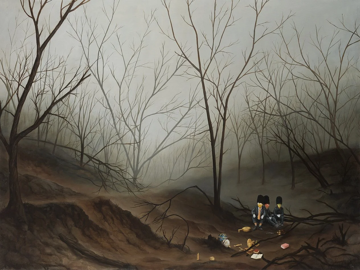   LES DÉMUNIS  
2025 
oil on canvas 
97 x 130 cm