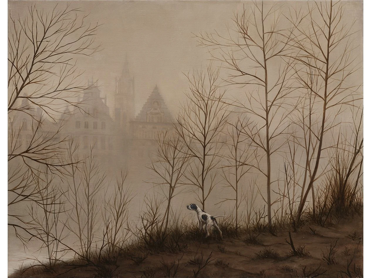   LA VILLE FANTÔME  
2025 
oil on canvas 
55 x 70 cm