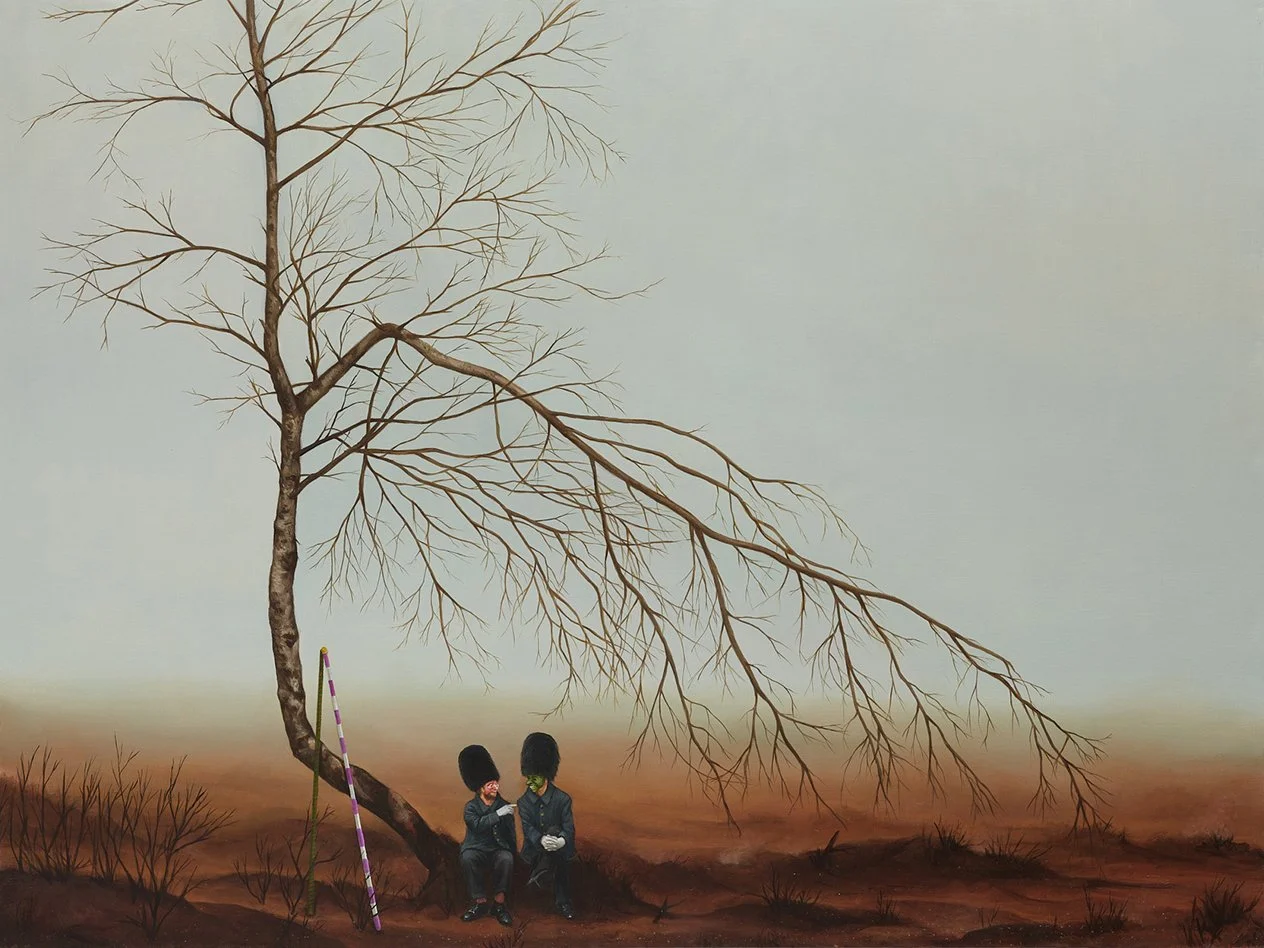   LA HALTE  
2025 
oil on canvas 
97 x 130 cm