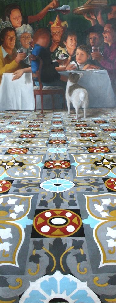 ÉPIPHANIE DE LA MÈRE, MORCEAUX CHOISIS
2005
oil on canevas
200 x 75,6 cm