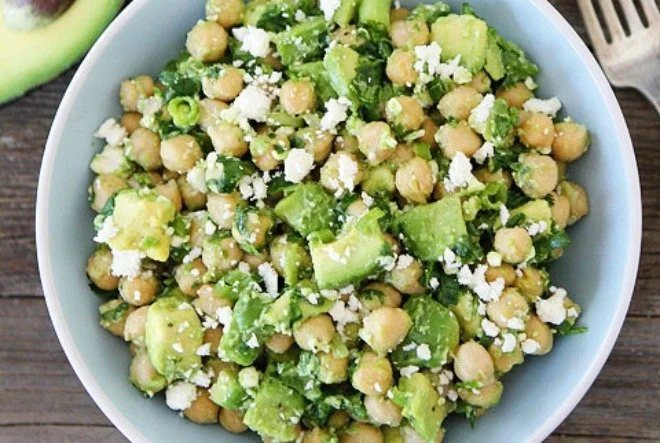Edamame and Chickpea Salad