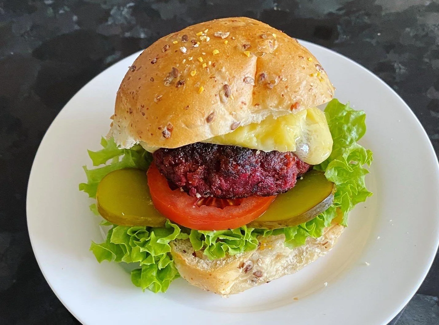 Beef and Beet Burgers