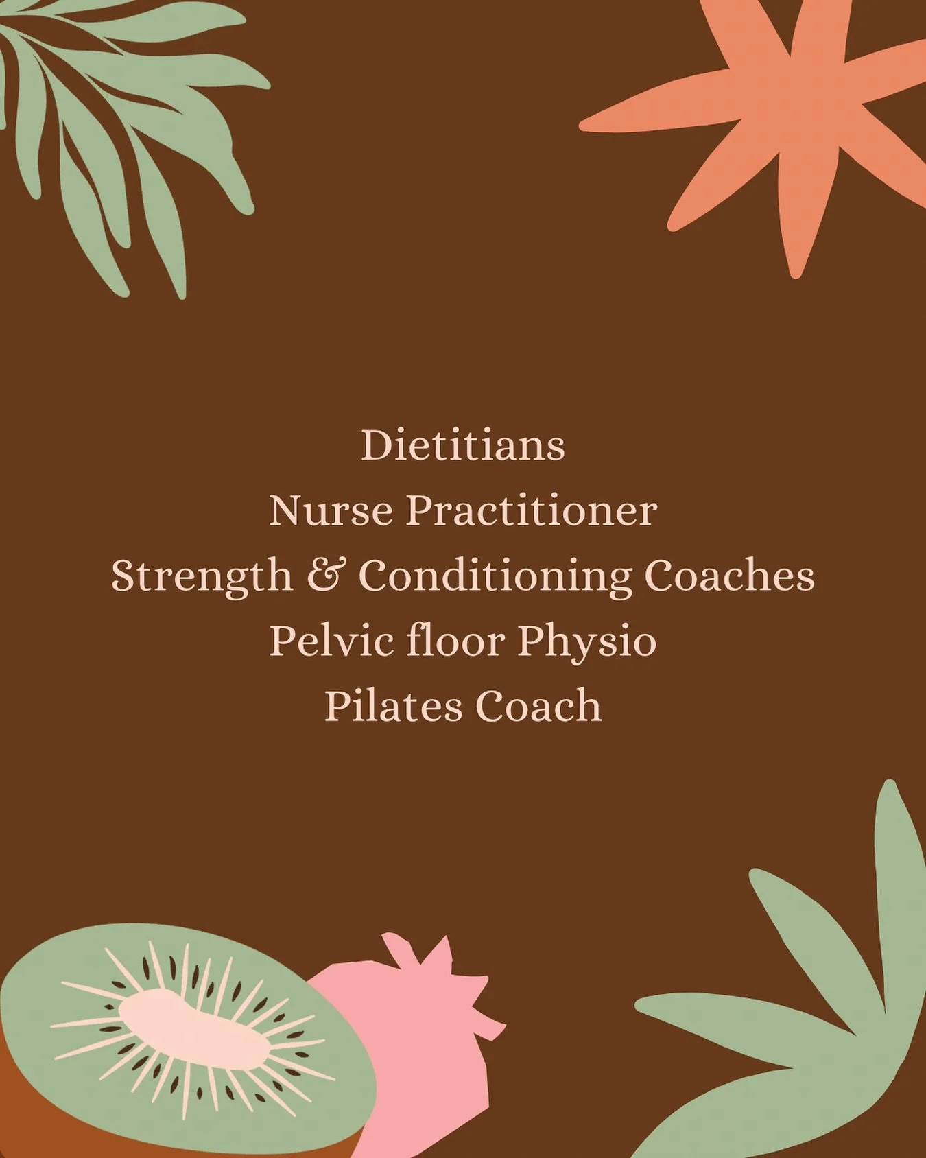 We are a multidisciplinary team of health professionals and coaches that believe women deserve better 🖤✨