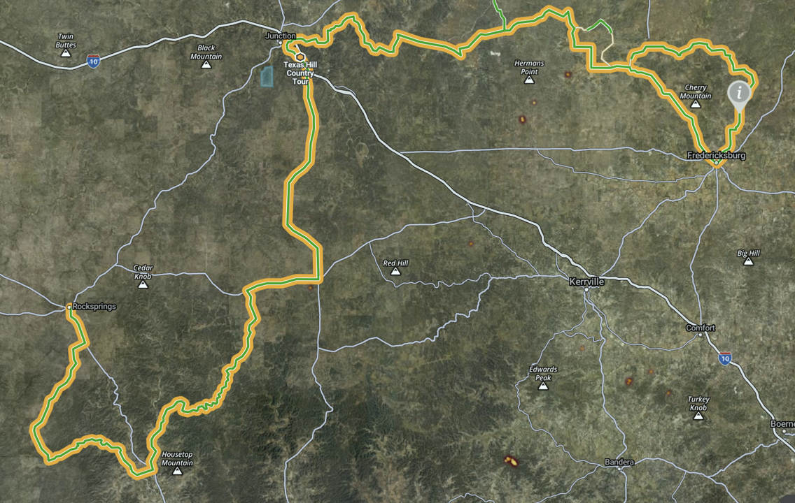Texas Hill Country Route