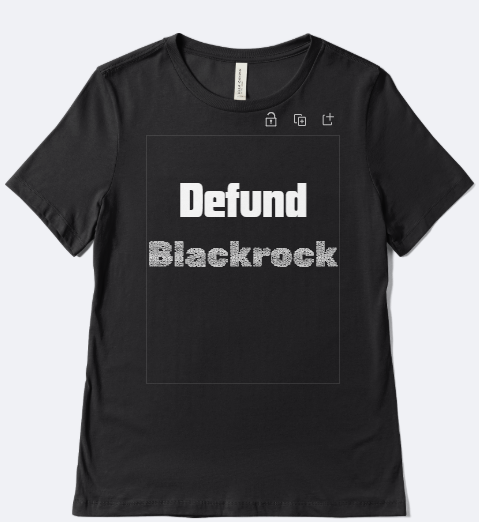 Preorder Defund Blackrock T Shirt