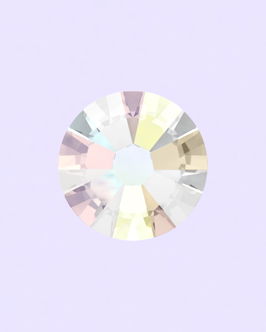 Strass Ronds Crystal AB Swarovski