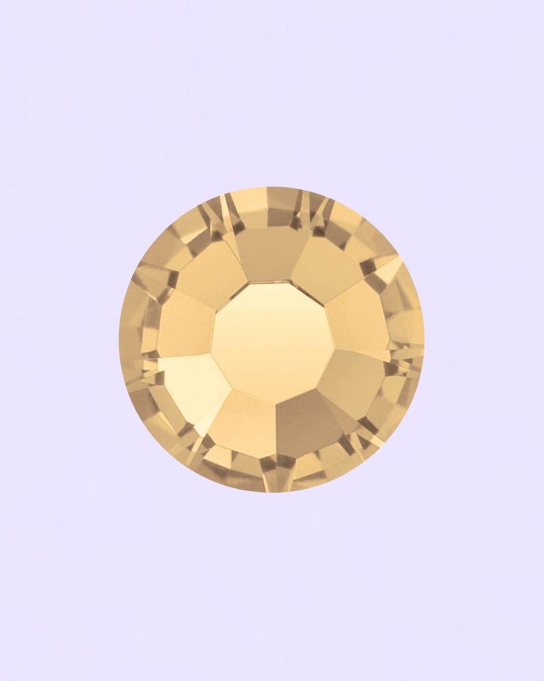 Strass Ronds Light Colorado Topaz Preciosa