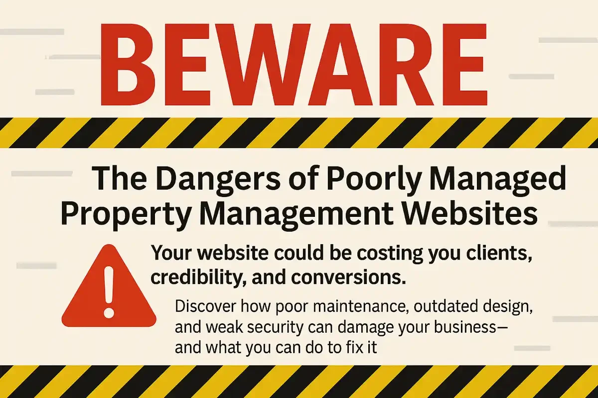 The Dangers of Poorly‑Managed Property Management Websites