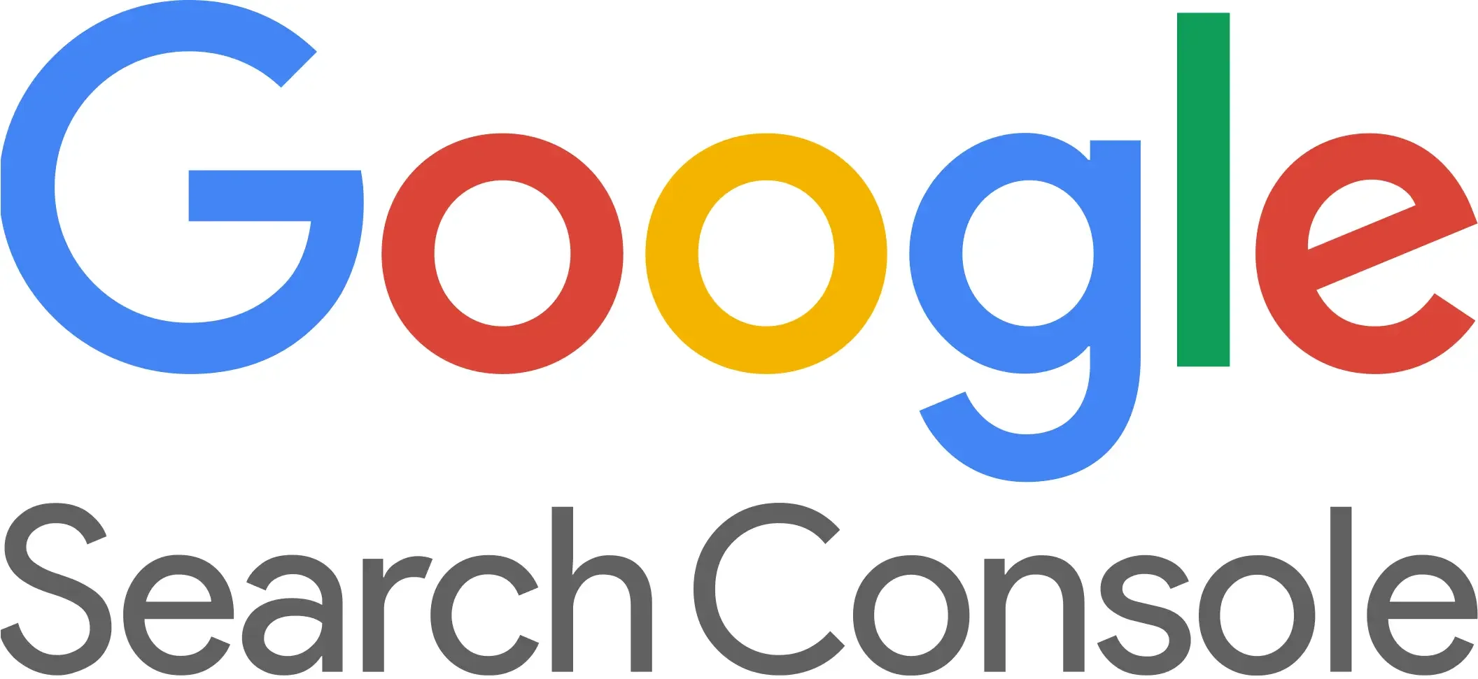 Google logo with multicolored letters and the words 'Search Console' below it.