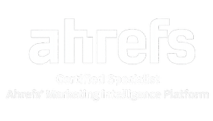 Ahrefs certified logo