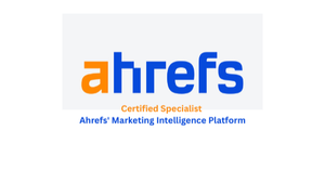 Ahrefs Certified Specialist badge