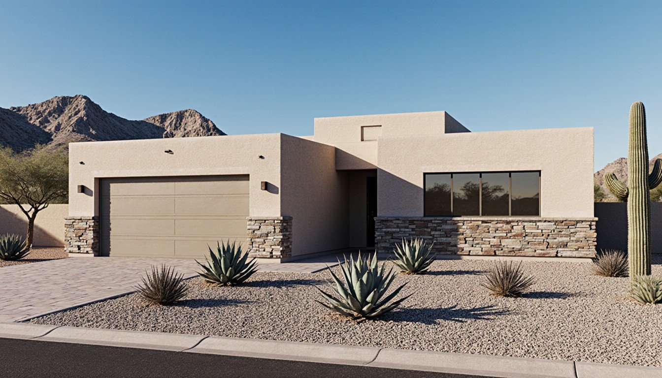 Desert contemporary home, Phoenix area
