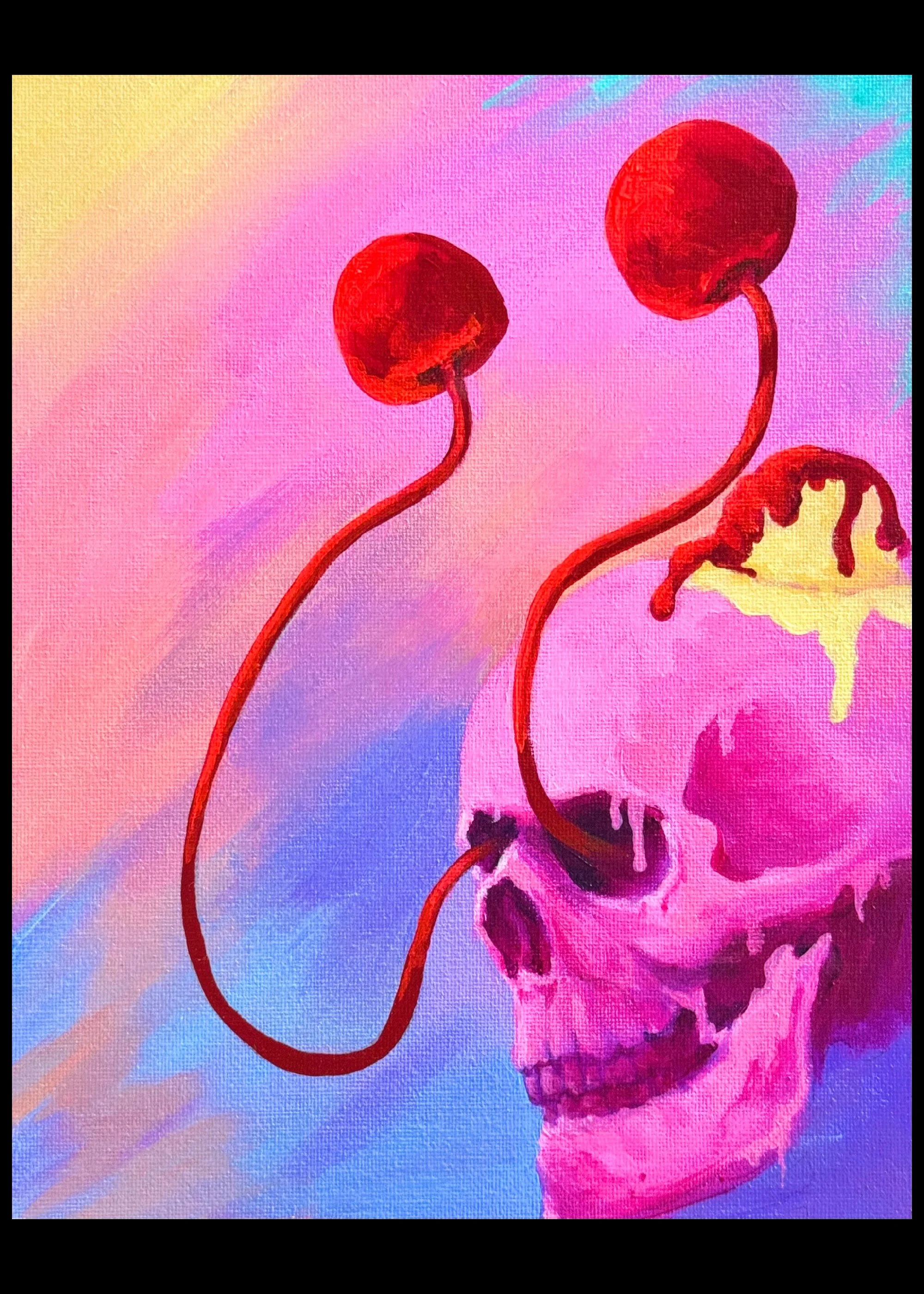 Sundae Skull #5 Print