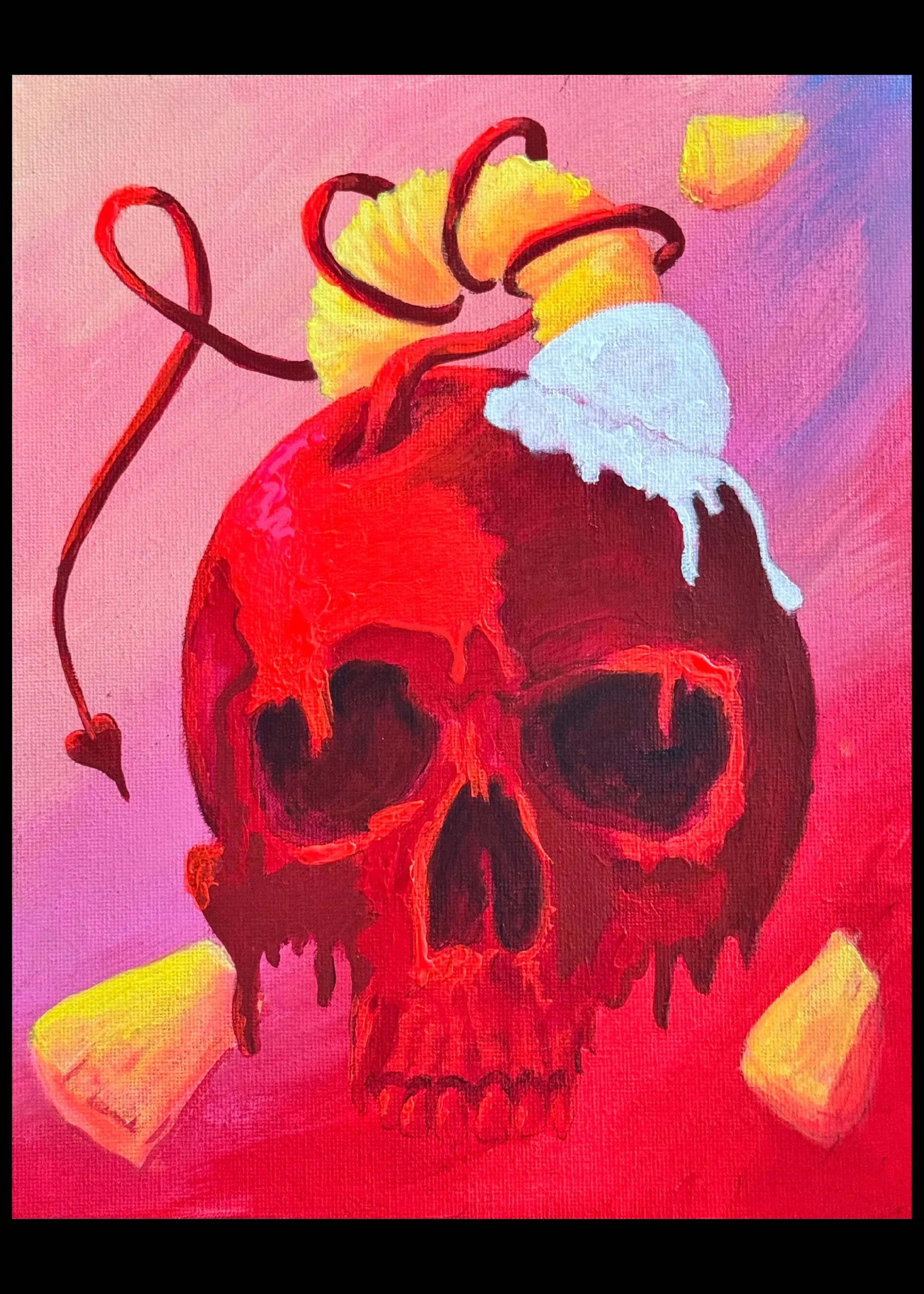 Sundae Skull #3 Print