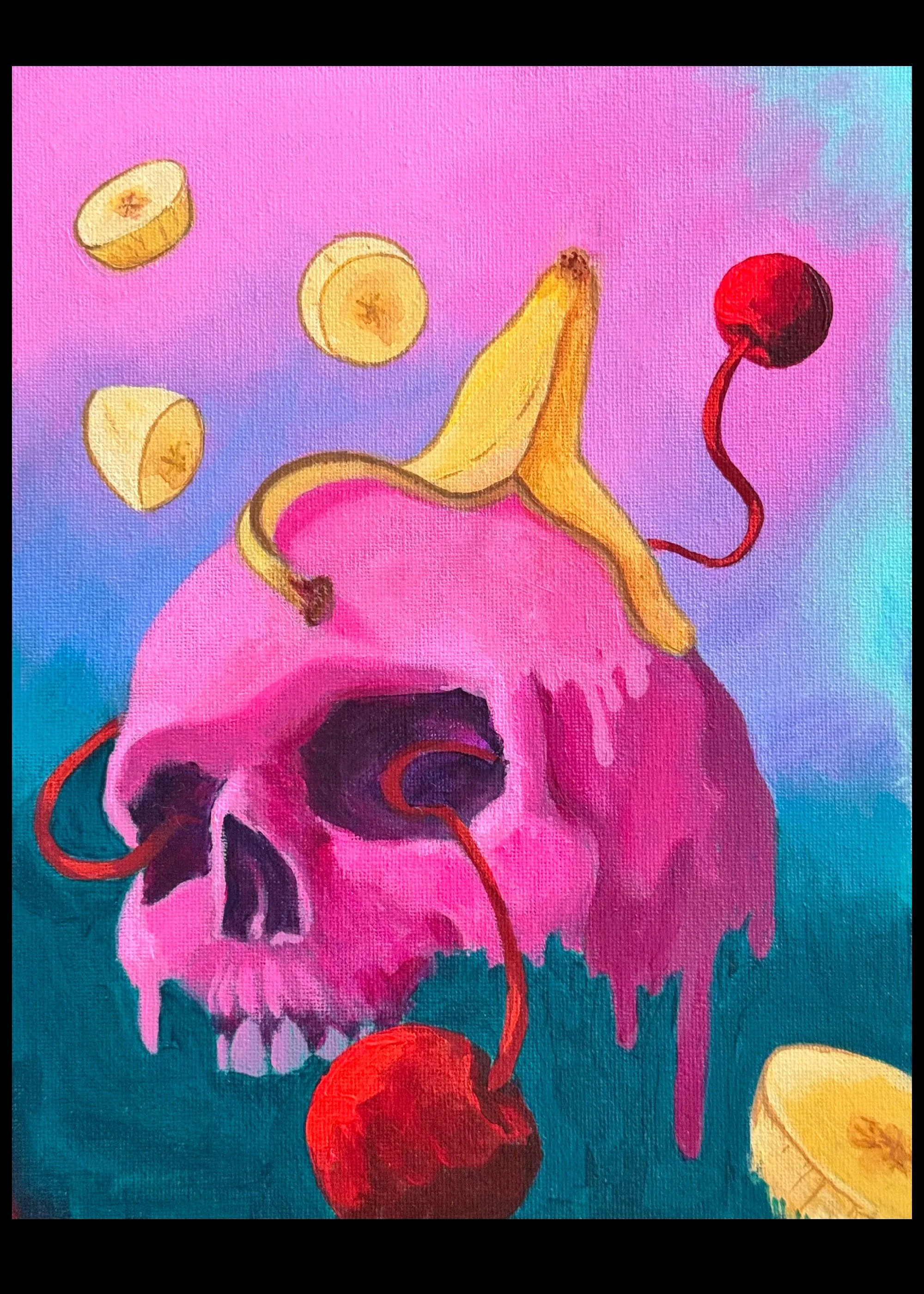 Sundae Skull #4 Print