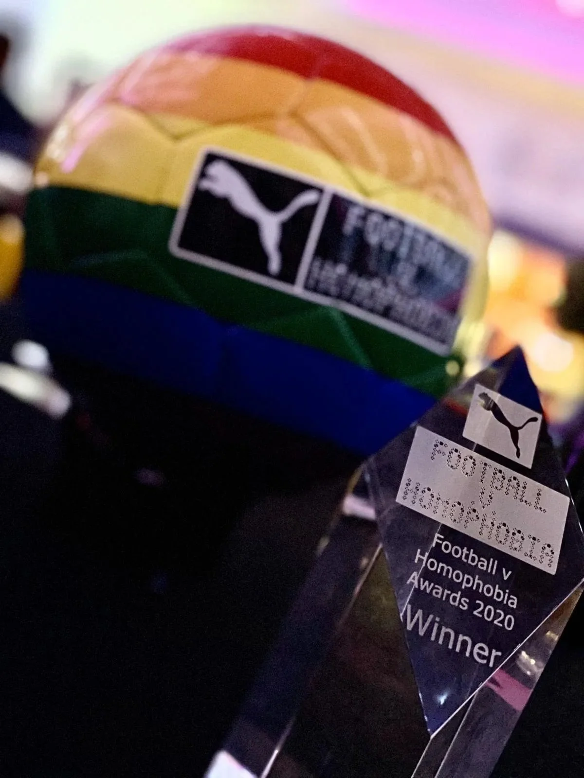 Proud Baggies Win at Football v Homophobia Awards!