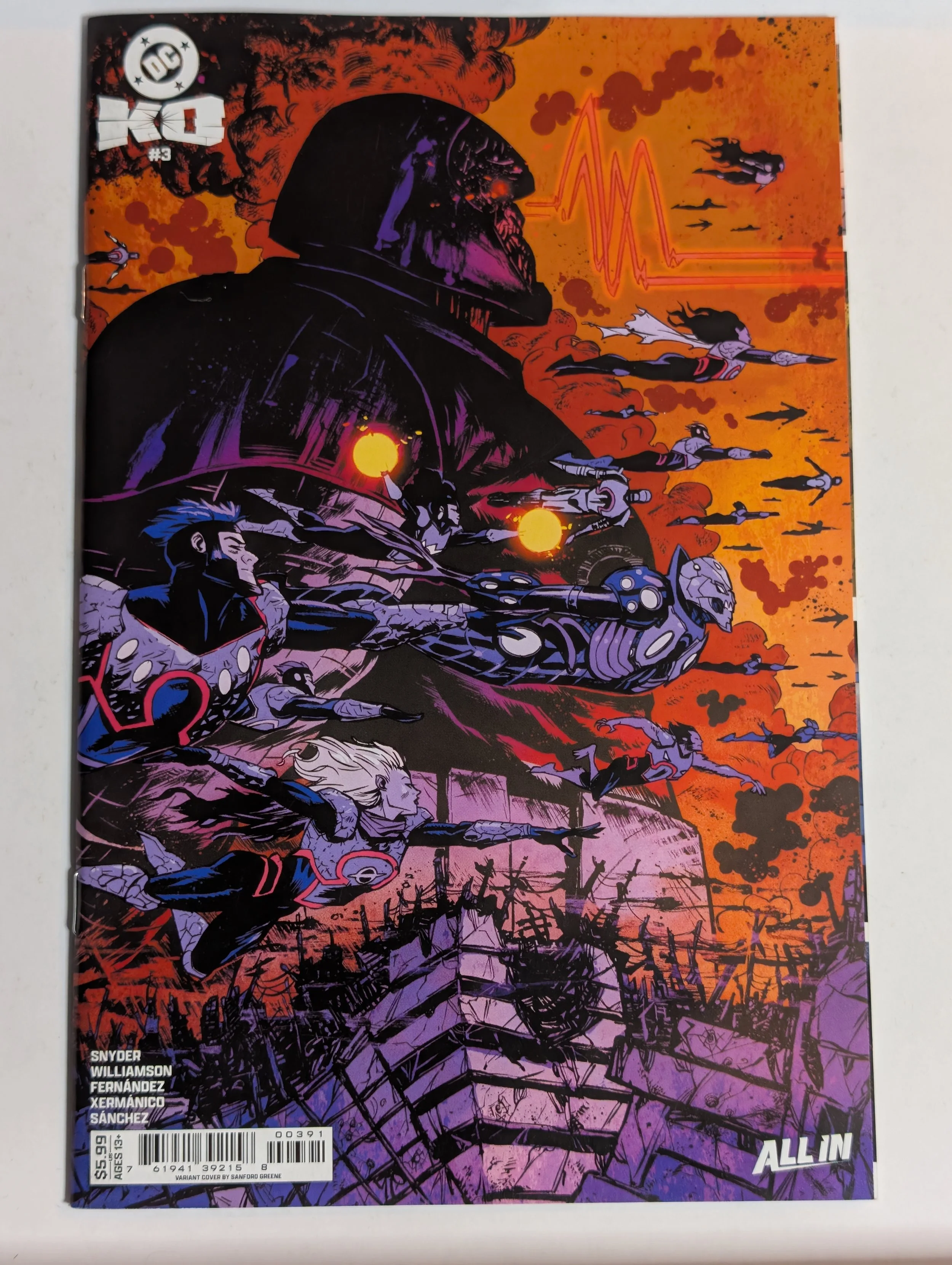 DC K.O. #3 (1St Printing) Sanford Greene Darkseid Variant