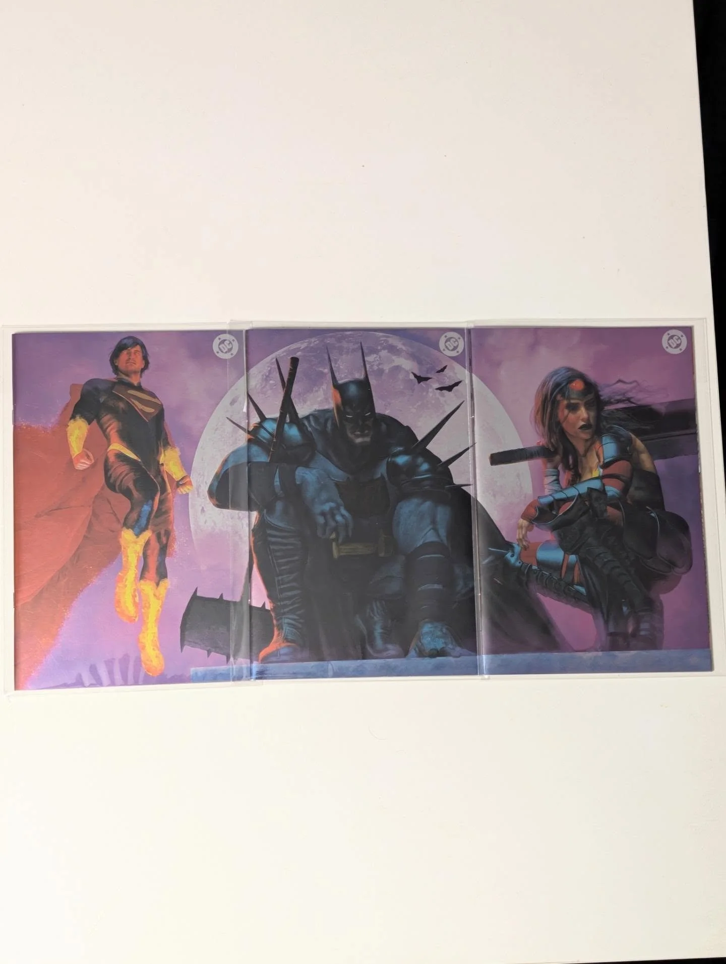 Absolute Superman/Batman/Wonderwoman #1  Mark Spears Connecting Foil Virgin Variants 

#absolutebatman #absolutesuperman #absolutewonderwoman #dccomics