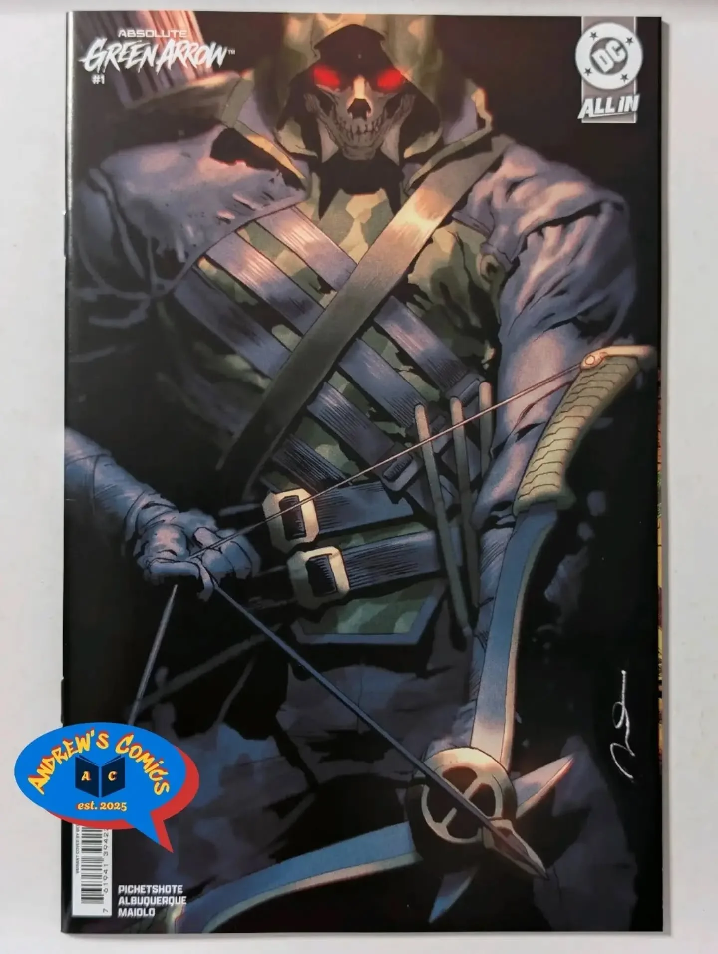 Absolute Green Arrow #1 Cover B Gerald Parel Variant