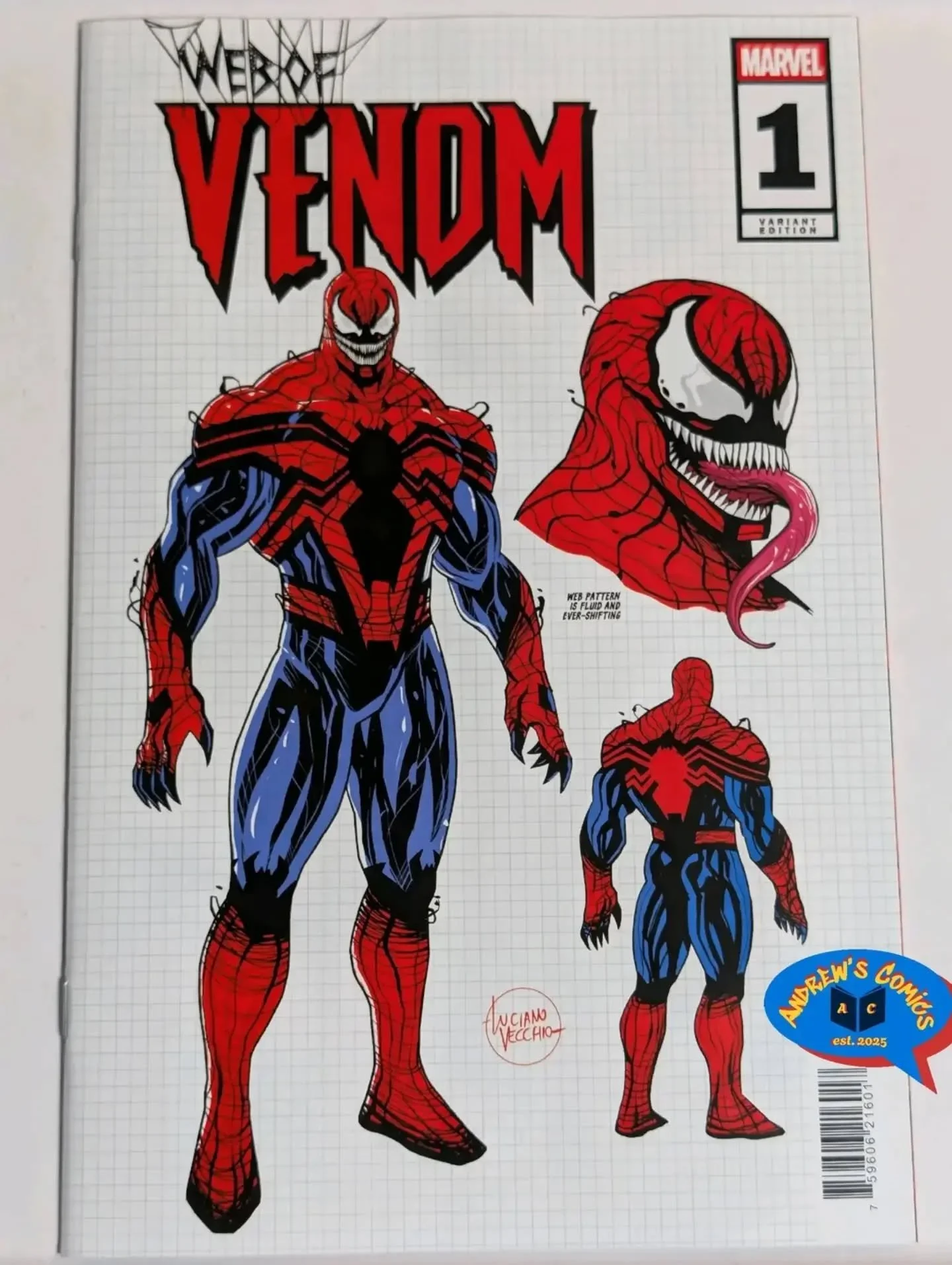 Web of Venom #1 1:10 Luciano Vecchio Design Variant