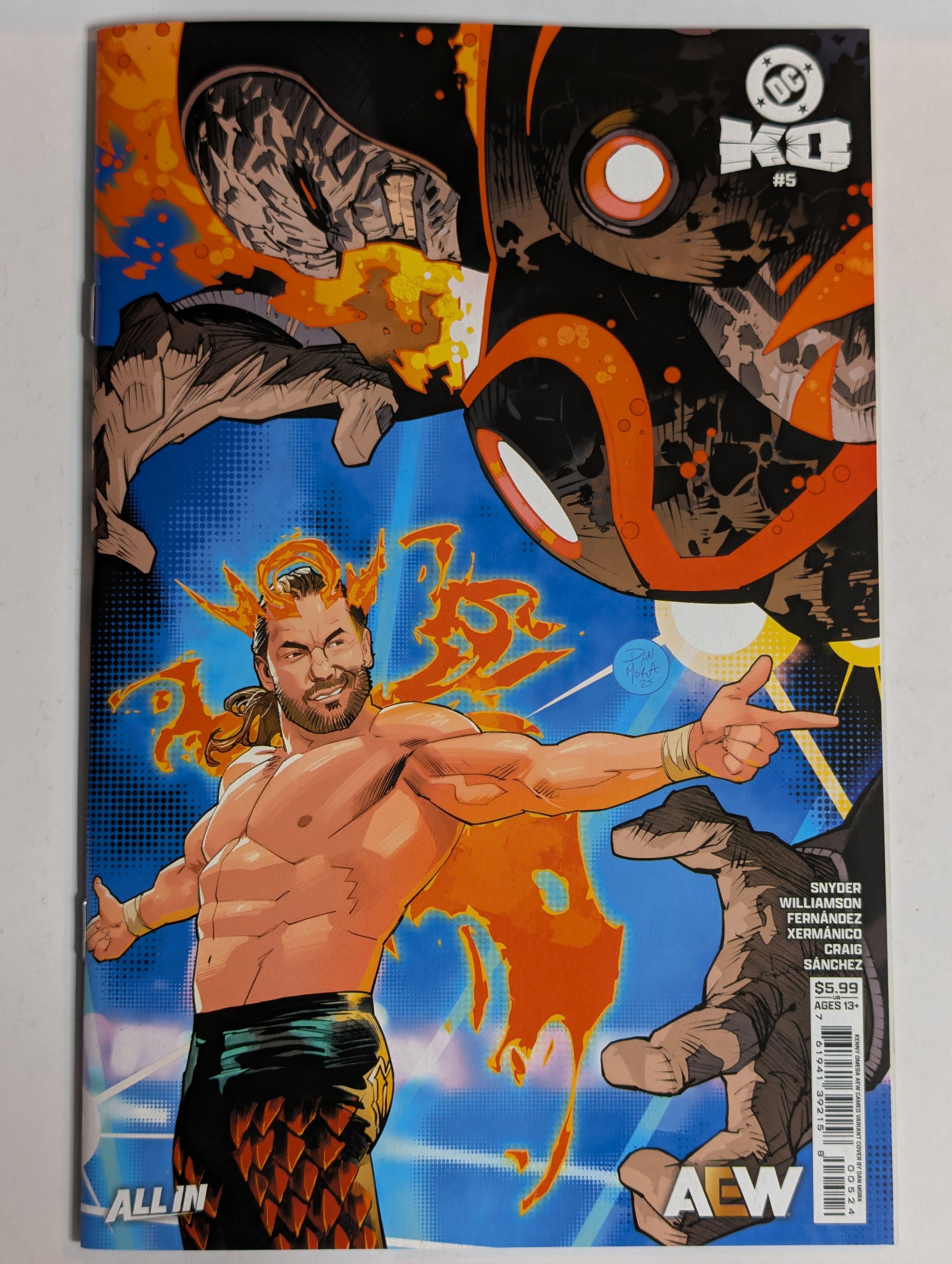DC K.O. #5 (1st Printing) Dan Mora AEW Cameo Variant