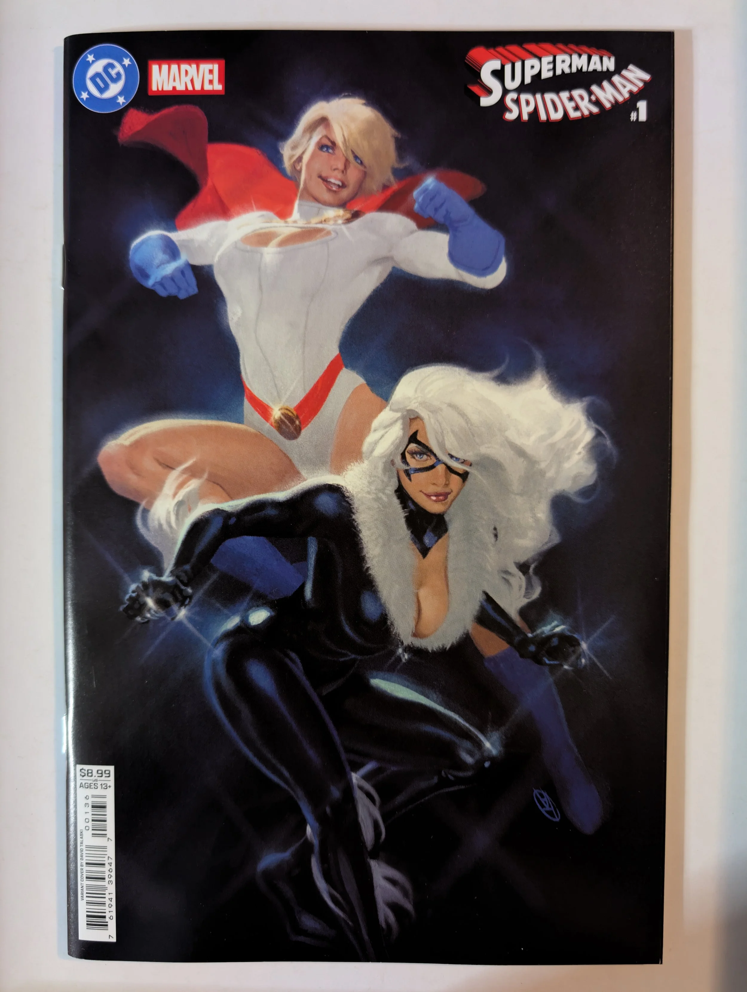 Superman Spider-Man #1 (One Shot) Cvr V Power Girl & Black Cat