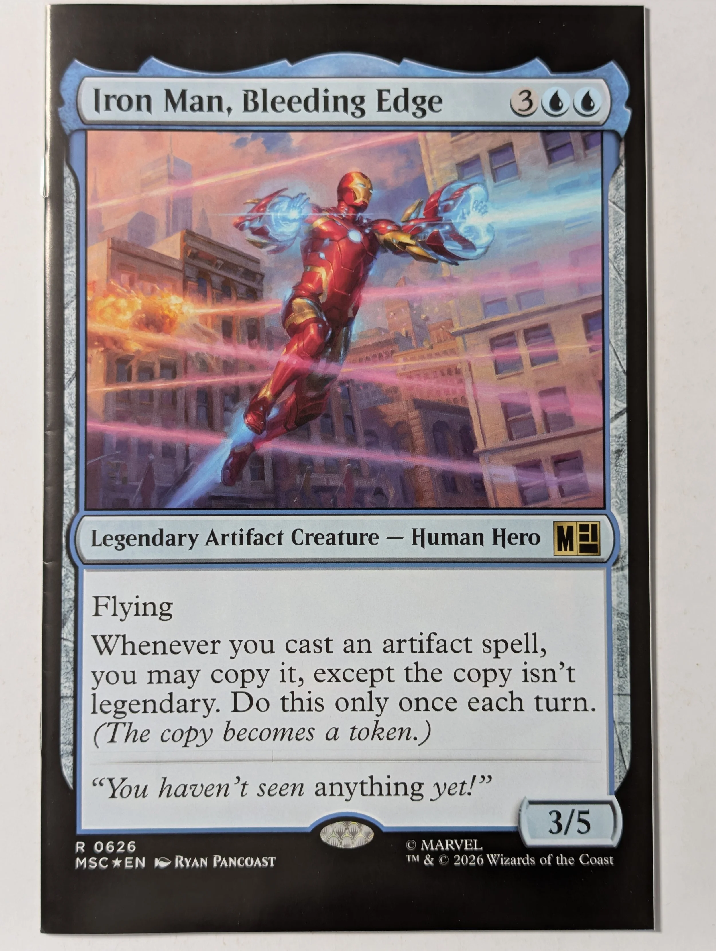 Iron Man #6 Ryan Pancoast Magic: the Gathering Variant