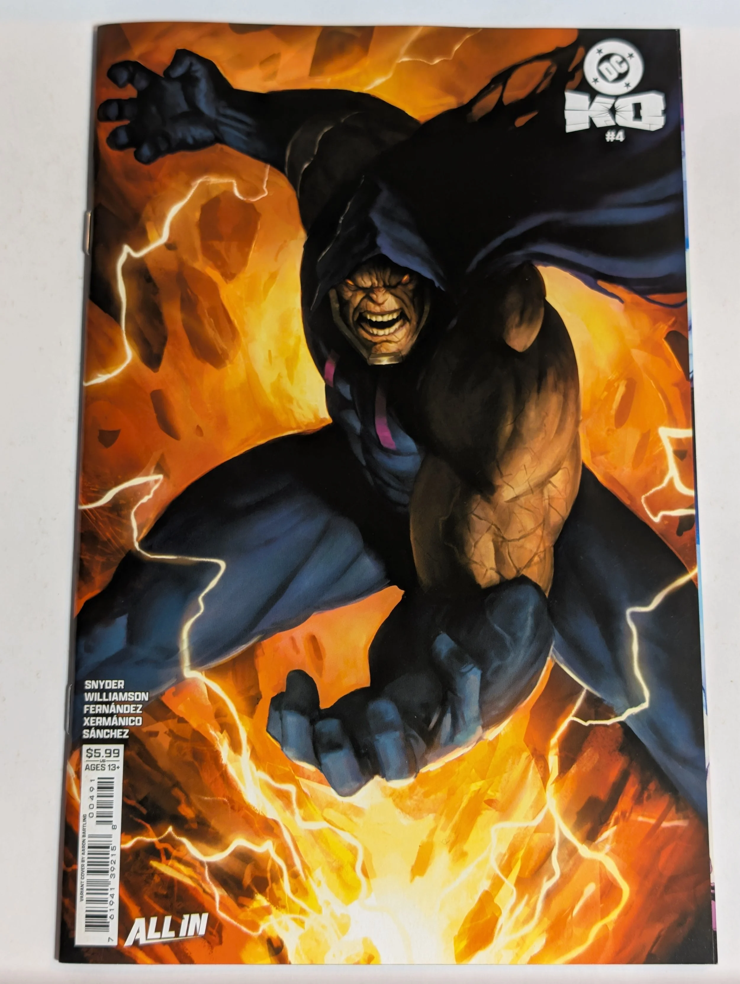 DC K.O. #4 (1st Printing) Aaron Bartling Darkseid Variant