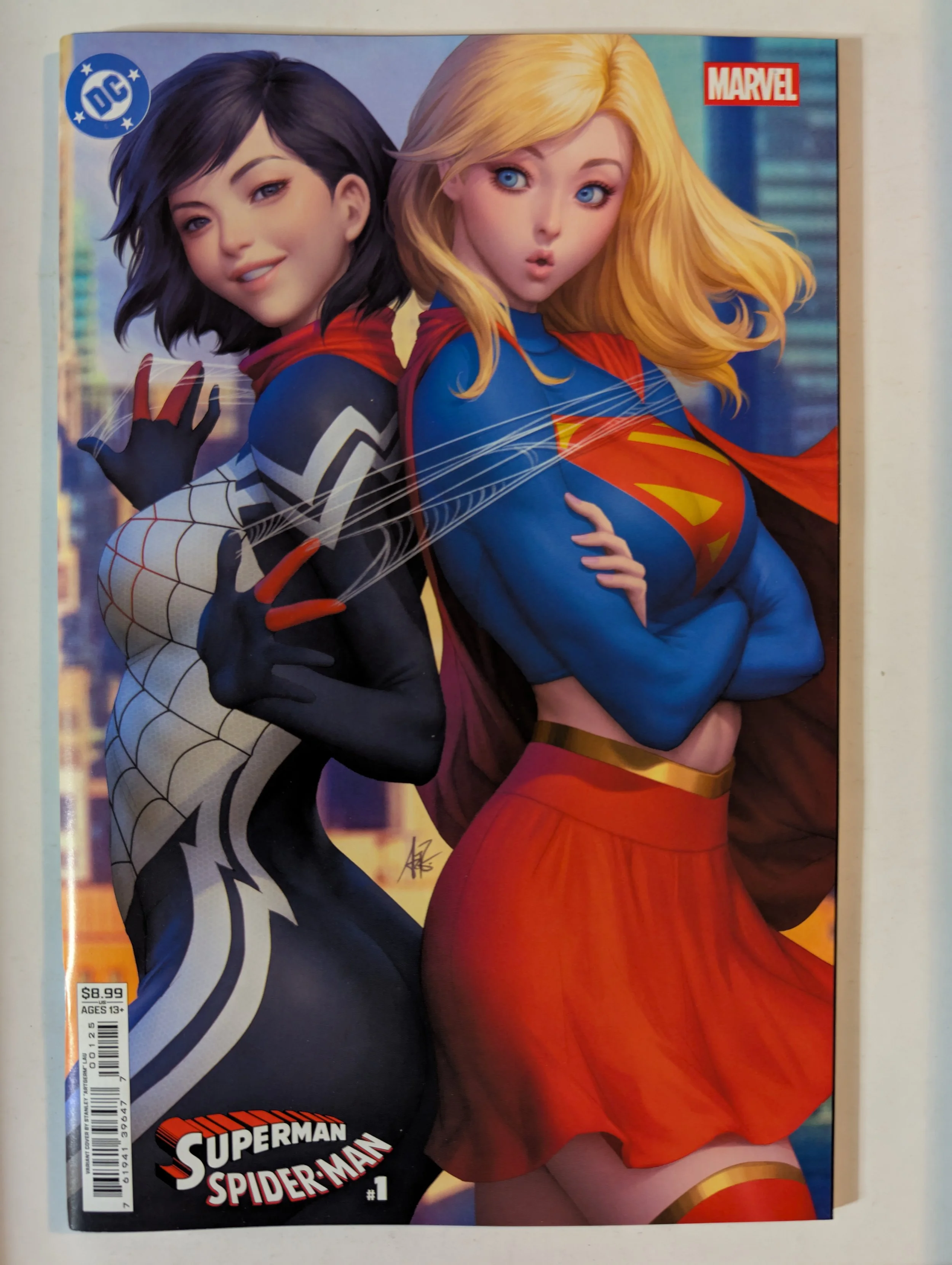 Superman Spider-Man #1 (One Shot) Cvr M Supergirl & Silk