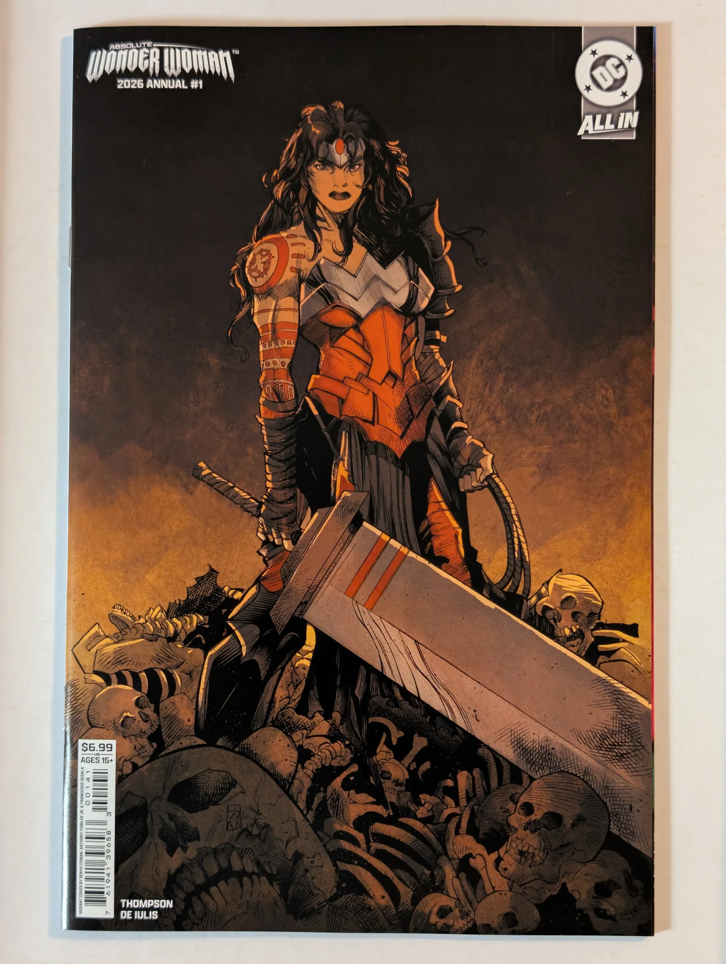 Absolute Wonder Woman 2026 Annual #1 (1st Printing) Denys Cowan Variant