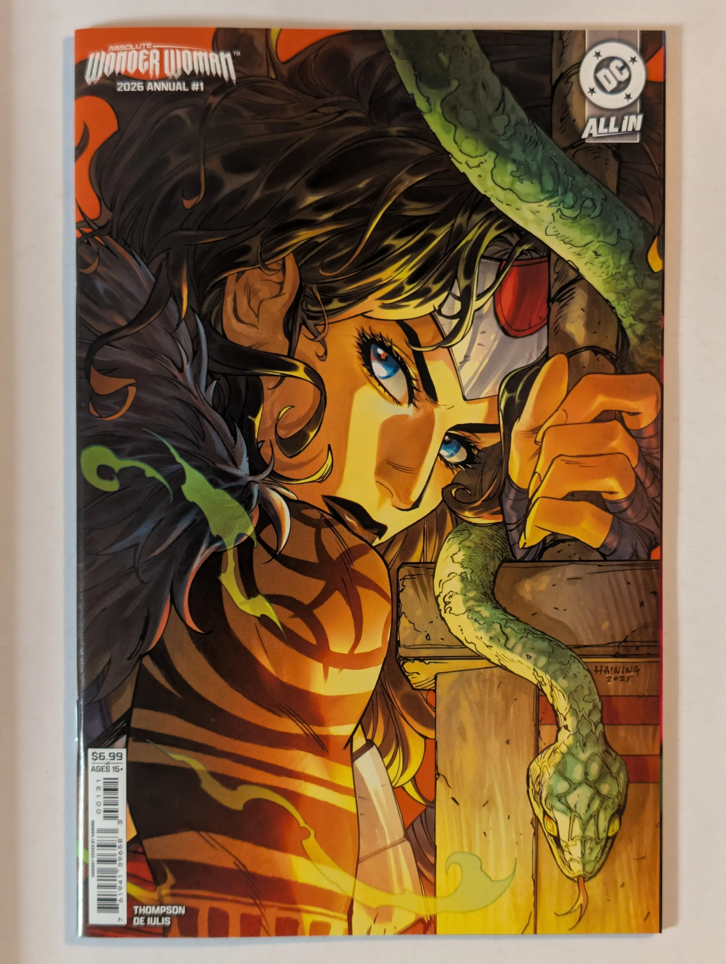 Absolute Wonder Woman 2026 Annual #1 (1st Printing) Haining Variant