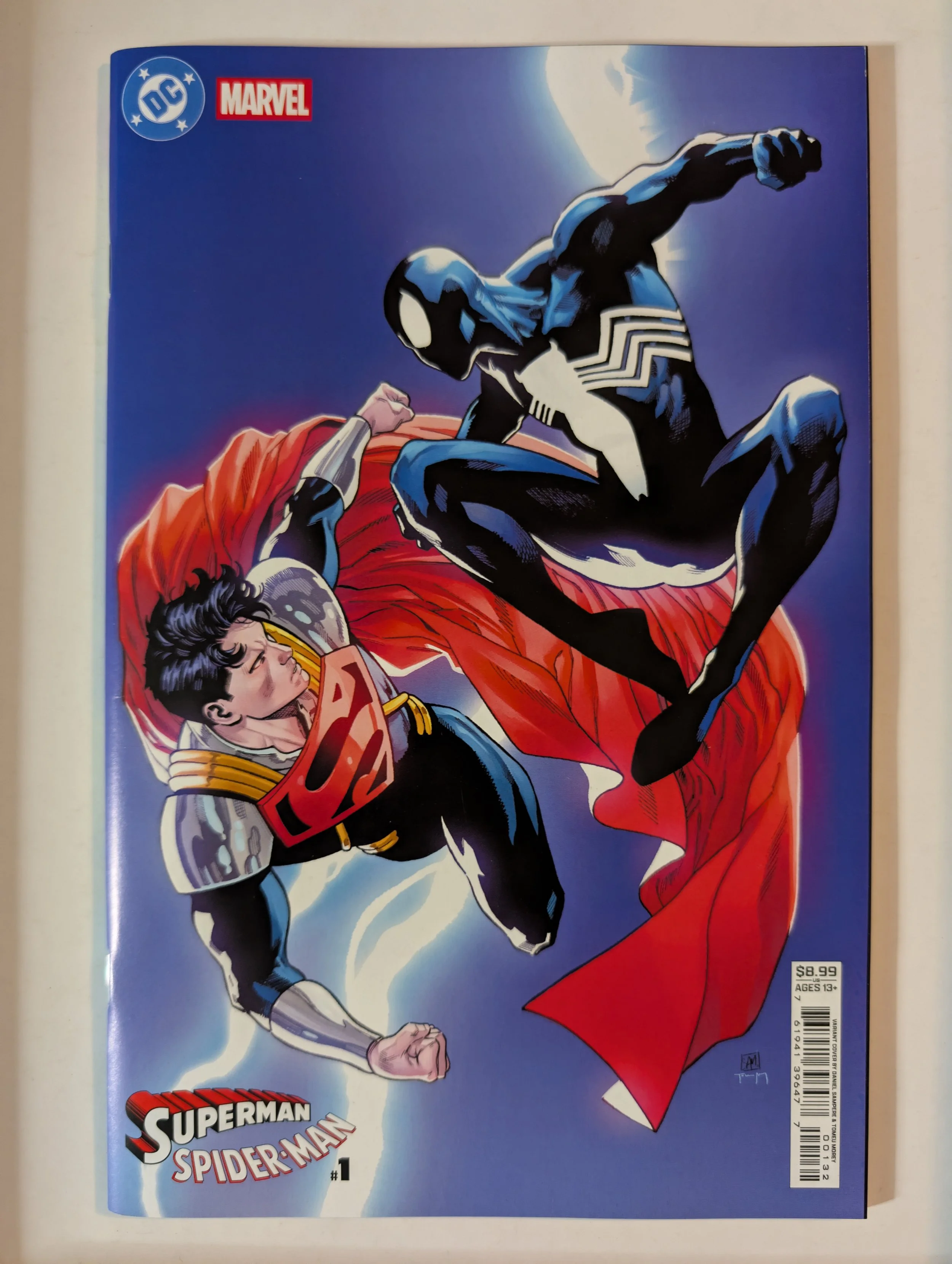 Superman Spider-Man #1 (One Shot) Cvr R Super-Boy Prime & Spider-Man Black