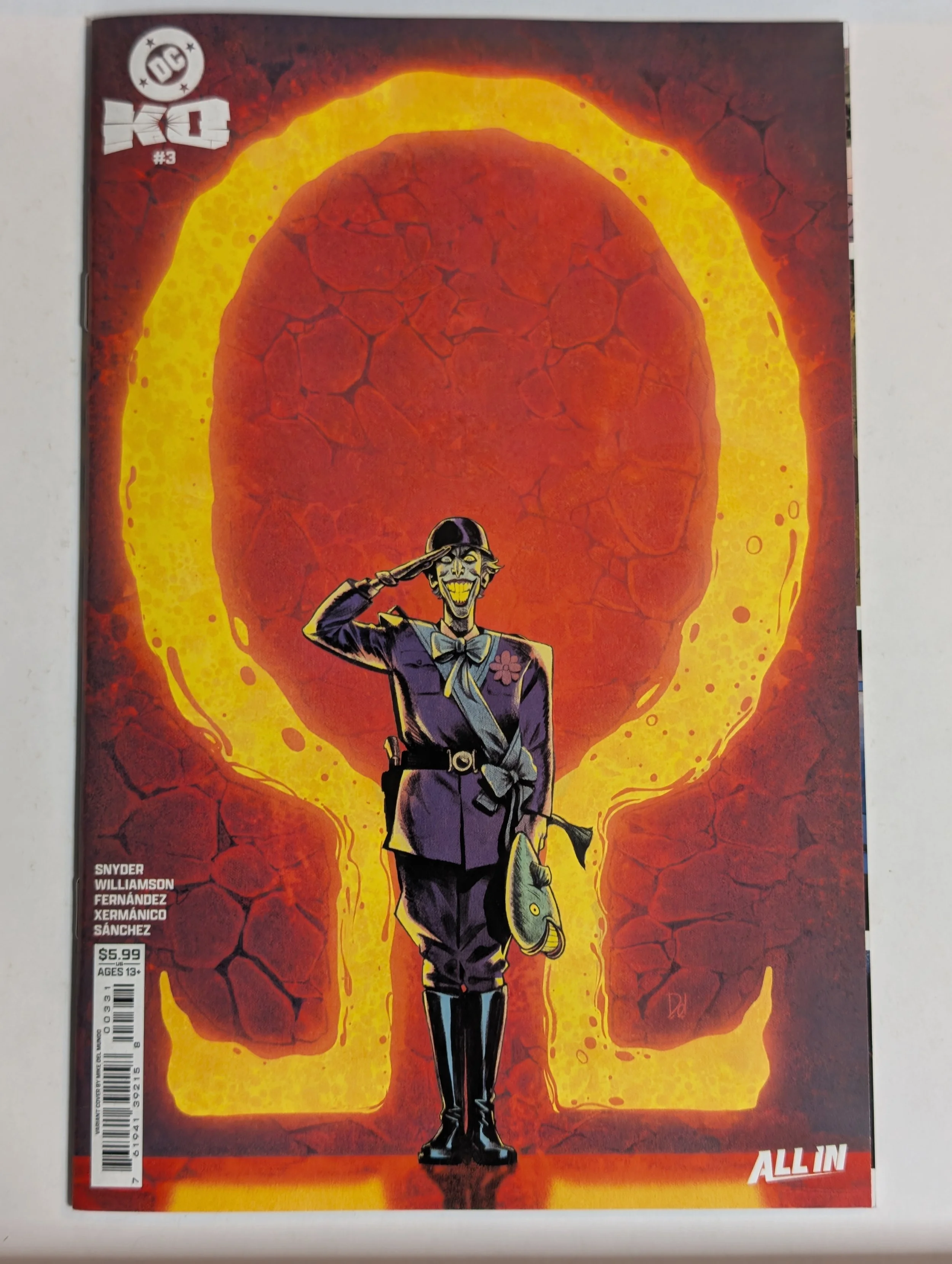 DC K.O. #3 (1st Printing) Mike Del Mundo Variant