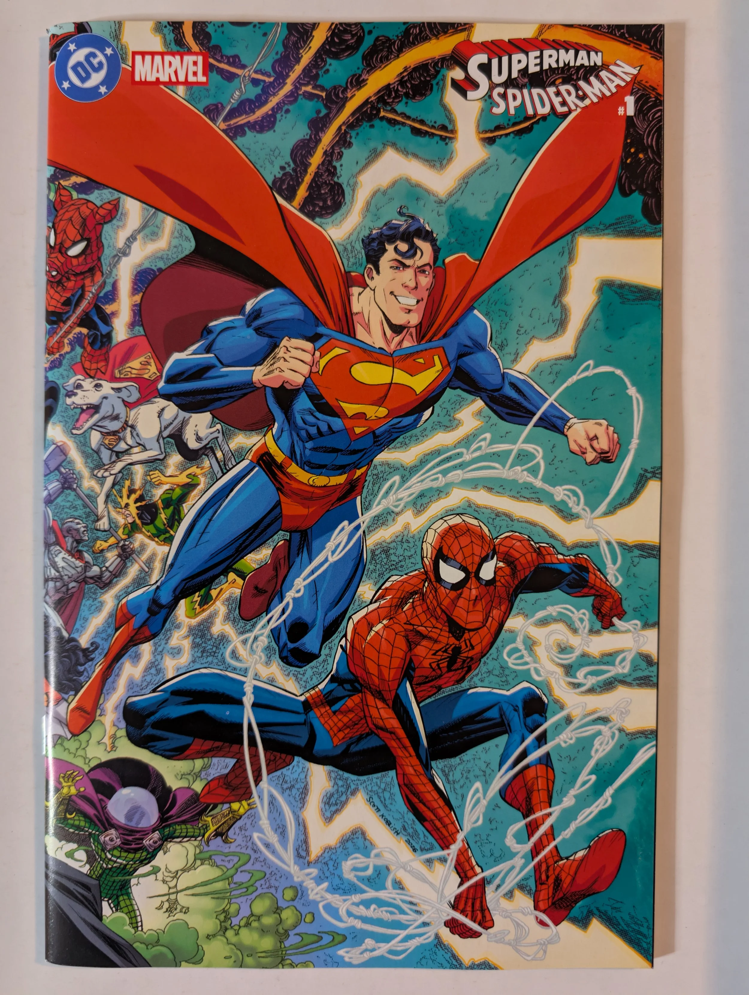 Superman Spider-Man #1 (One Shot) Cvr O Supermans & Spider-Mans