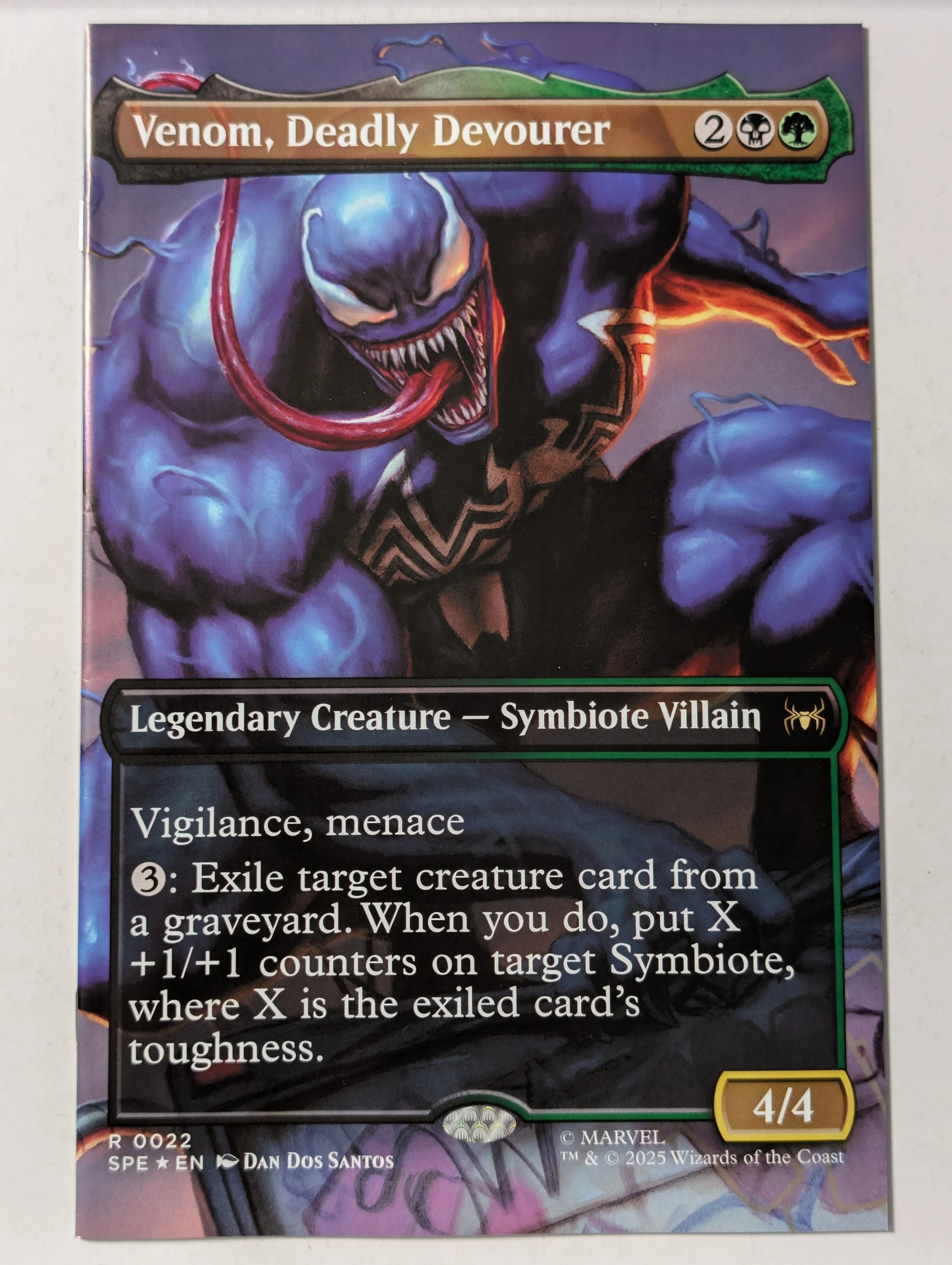 Venom #258 Daniel Dos Santos Magic: the Gathering Variant