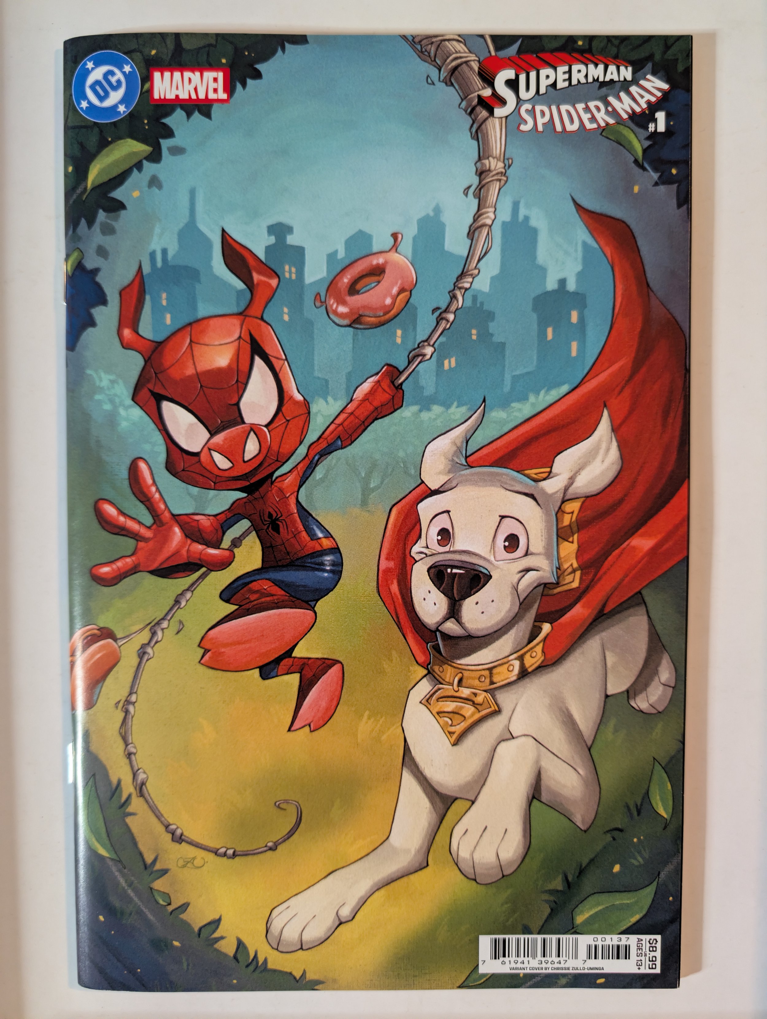 Superman Spider-Man #1 (One Shot) Cvr W Krypto & Spider-Ham