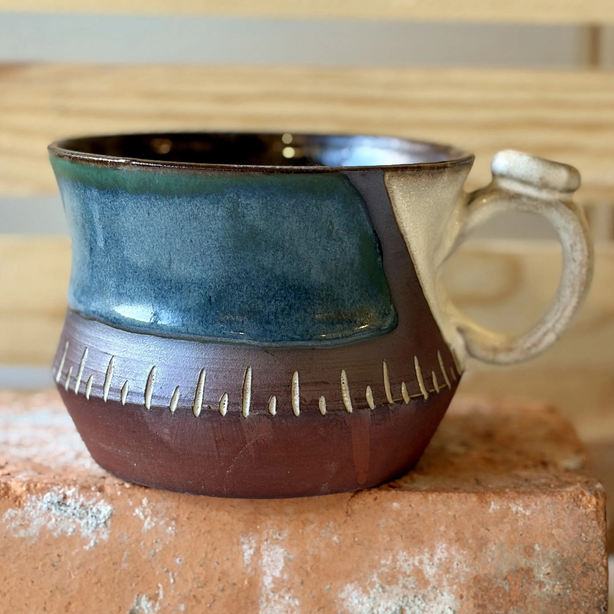 Still Water Carved Mug - 12oz