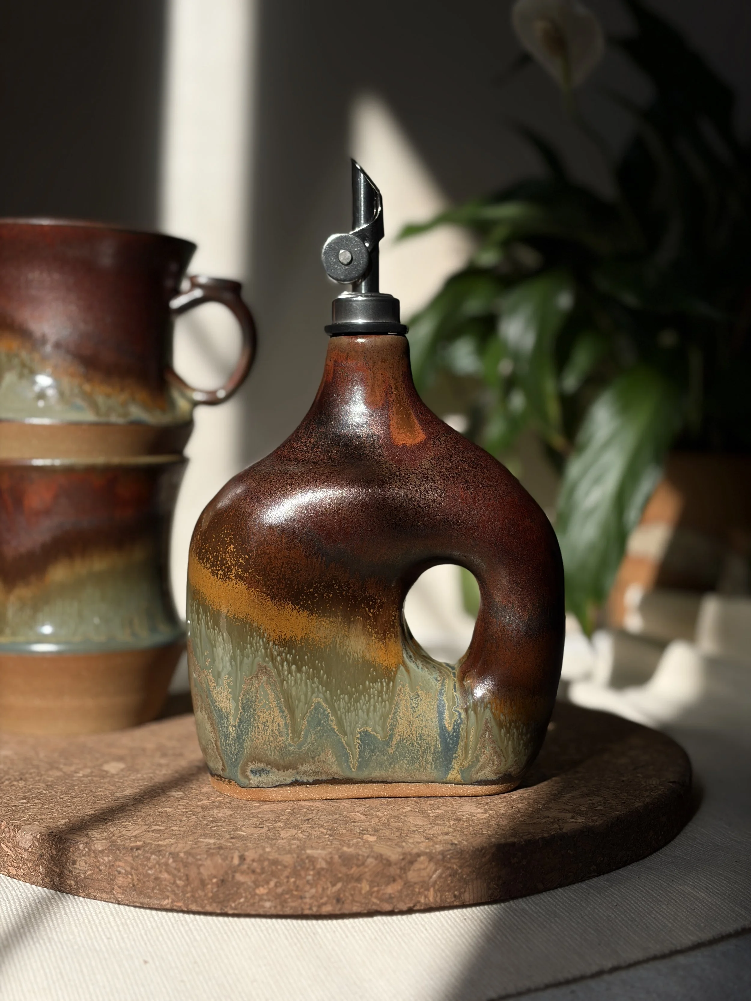 Abstract Oil Cruet