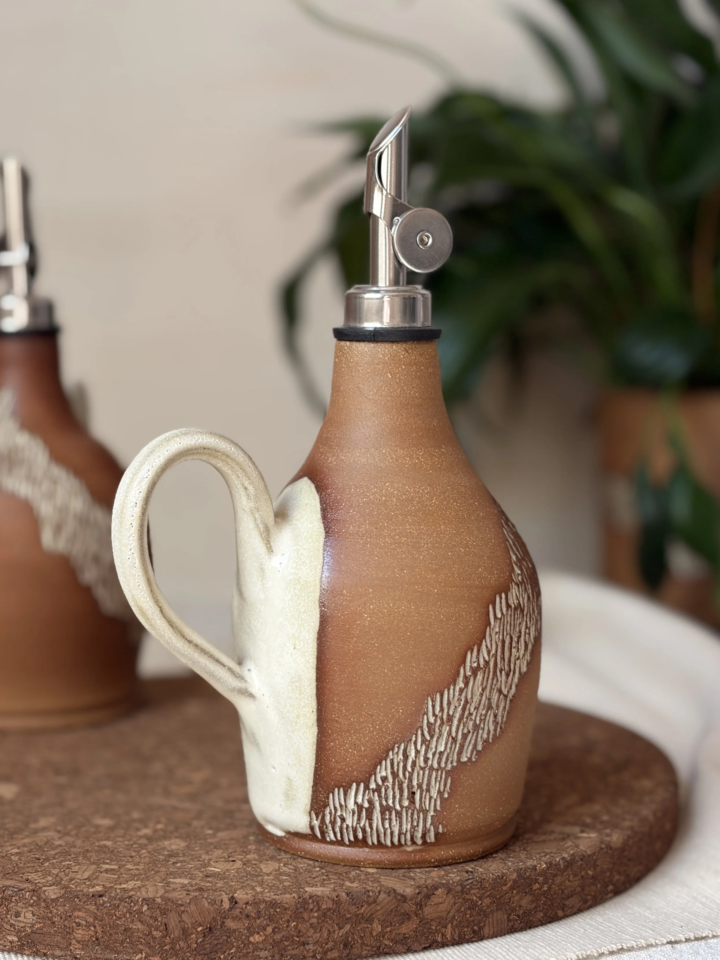 Handled Oil Cruet