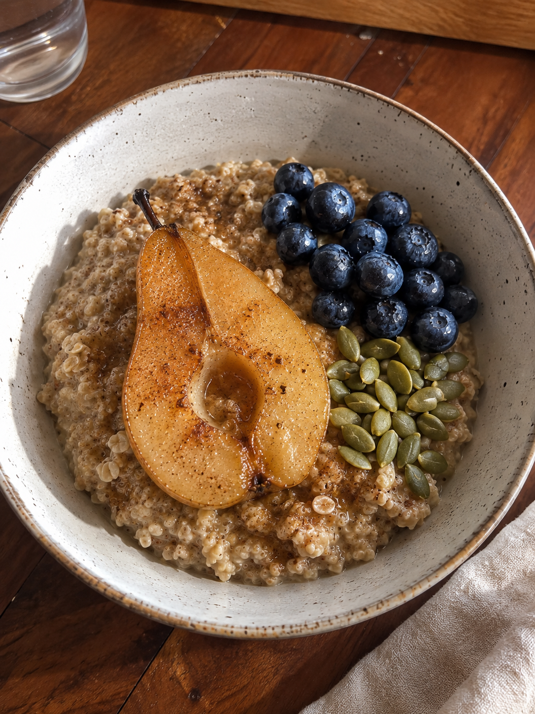 Golden Pear Morning Bowl