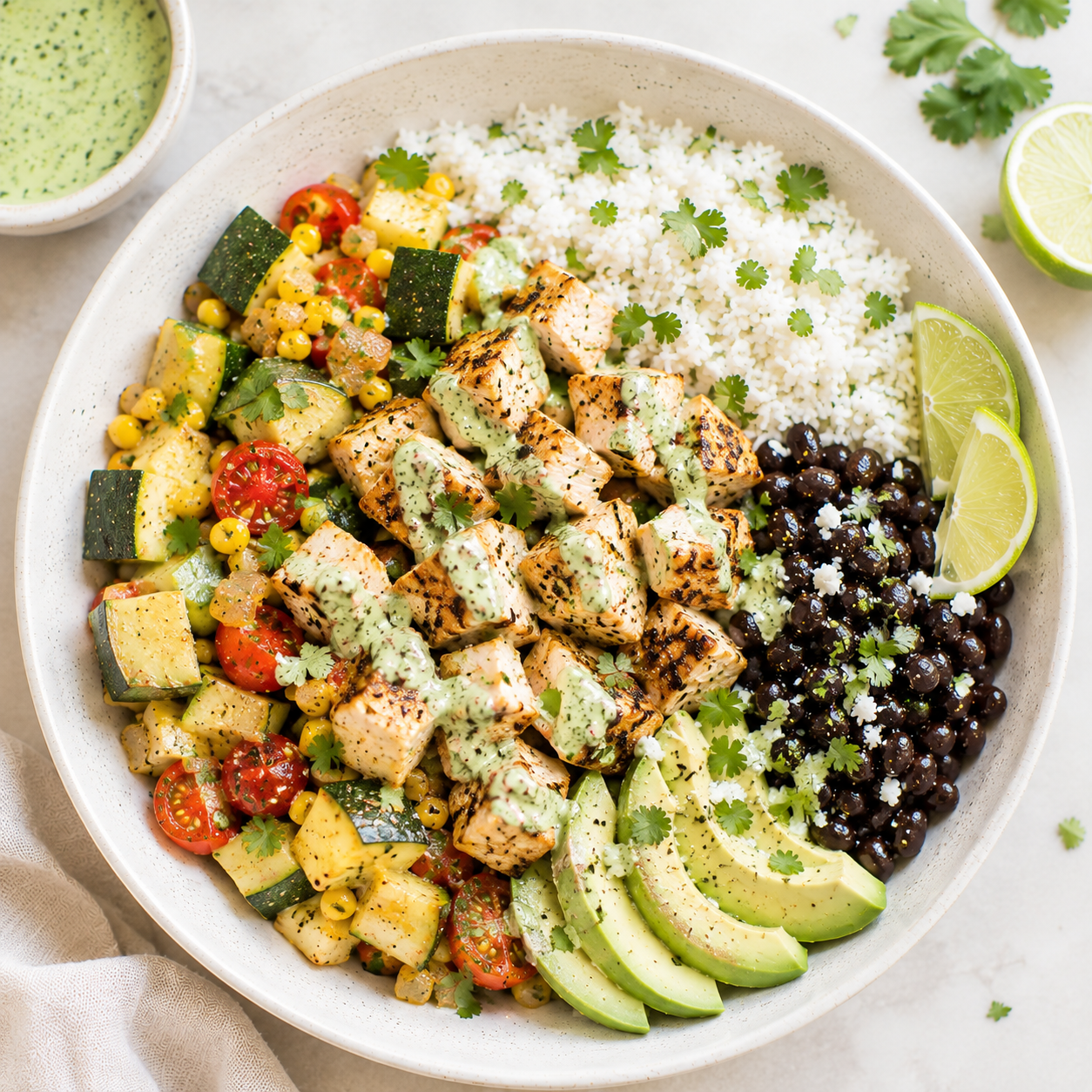 Chicken + Calabacitas Nourish Bowl