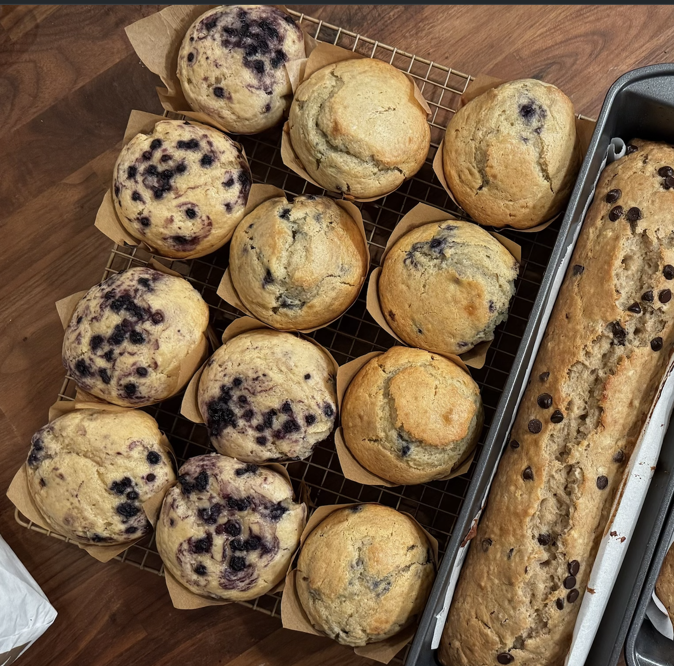 Sourdough Blueberry Lemon Muffins (Half Dozen)
