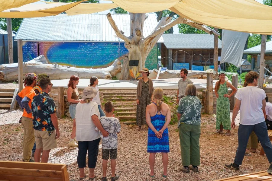 movement circle at Love the Sun