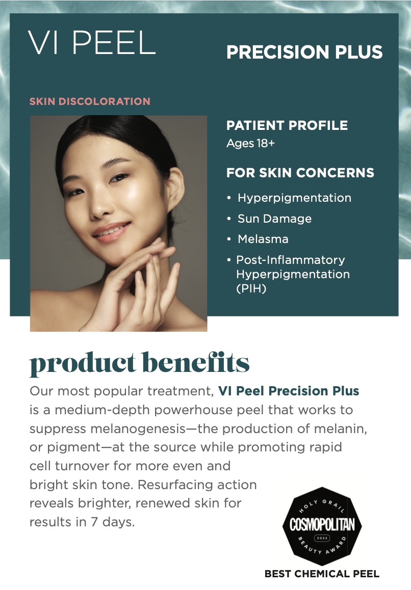 VI Peel advanced chemical peel for sun damage, melasma, pigmentation in Miami
