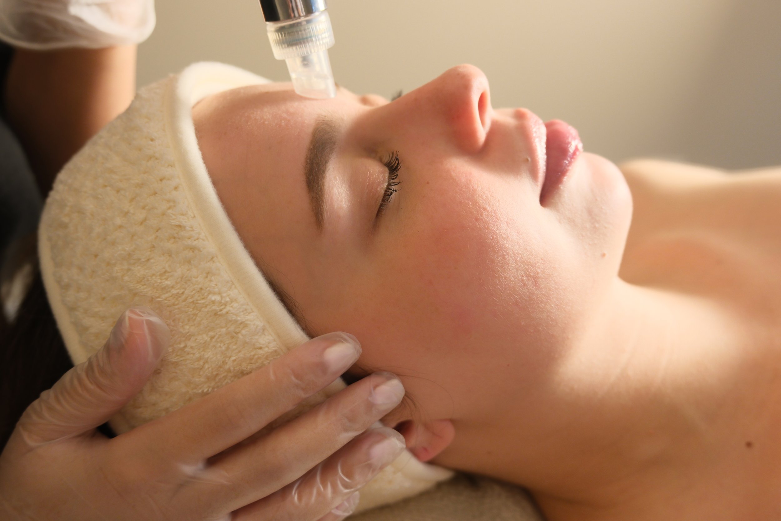 Hydrafacial treatment in Brickell Miami medical spa for deep hydration and radiant glowing skin