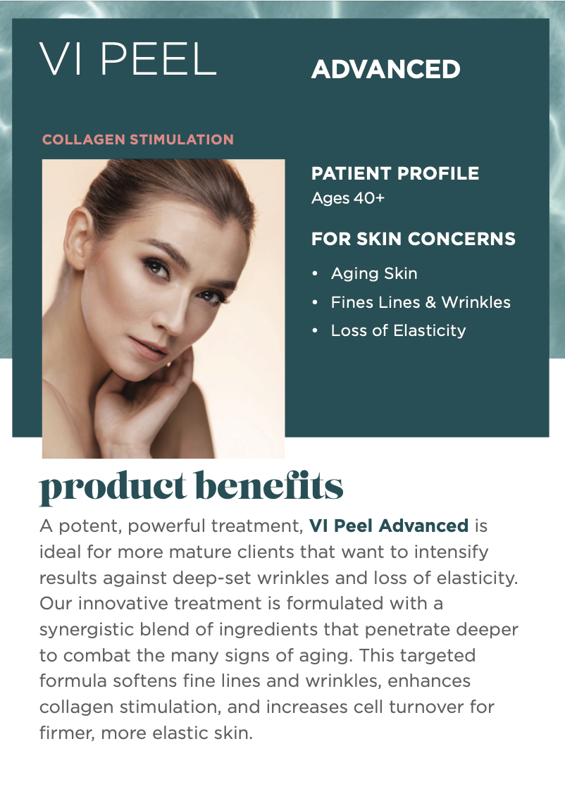 VI Peel advanced chemical peel for aging skin, fine lines and wrinkles in Miami