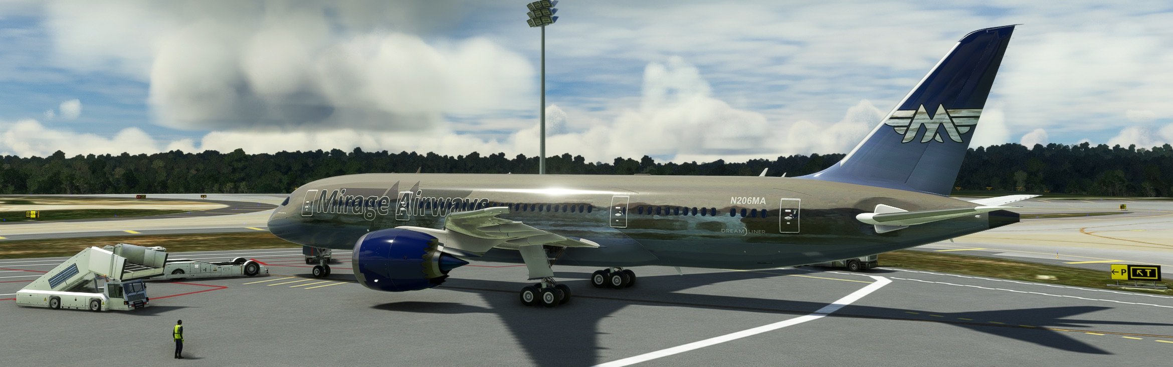 KURO 787-8
The Boeing 787-8, also known as the Dreamliner, has a range of 7,305 nautical miles (13,530 kilometers). It's the shortest variant of the 787 family and can typically seat 248 passengers in a two-class configuration, according to The Boei