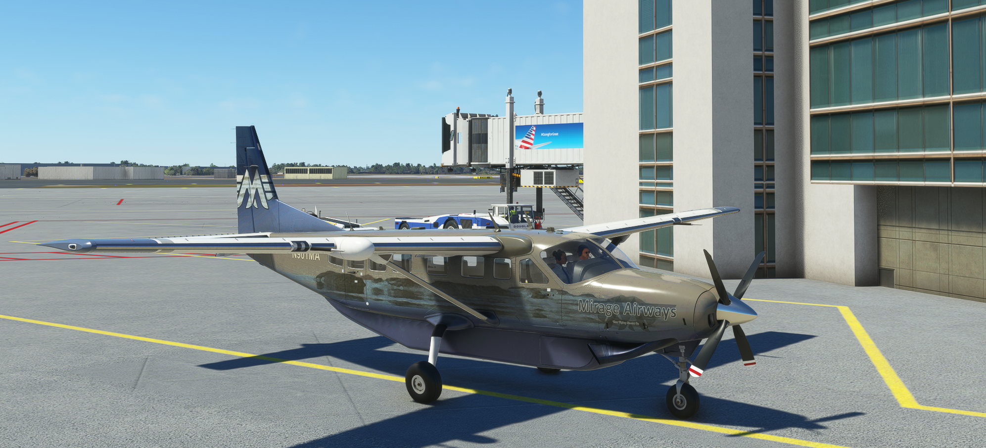 Cessna caravan
The Cessna 208B Grand Caravan has a maximum range of 912 nm (1,689 km). This is with the Grand Caravan EX version. It can carry a maximum of 14 occupants with an optional cargo pod according to AOPA. The maximum cruise speed is 185 kt