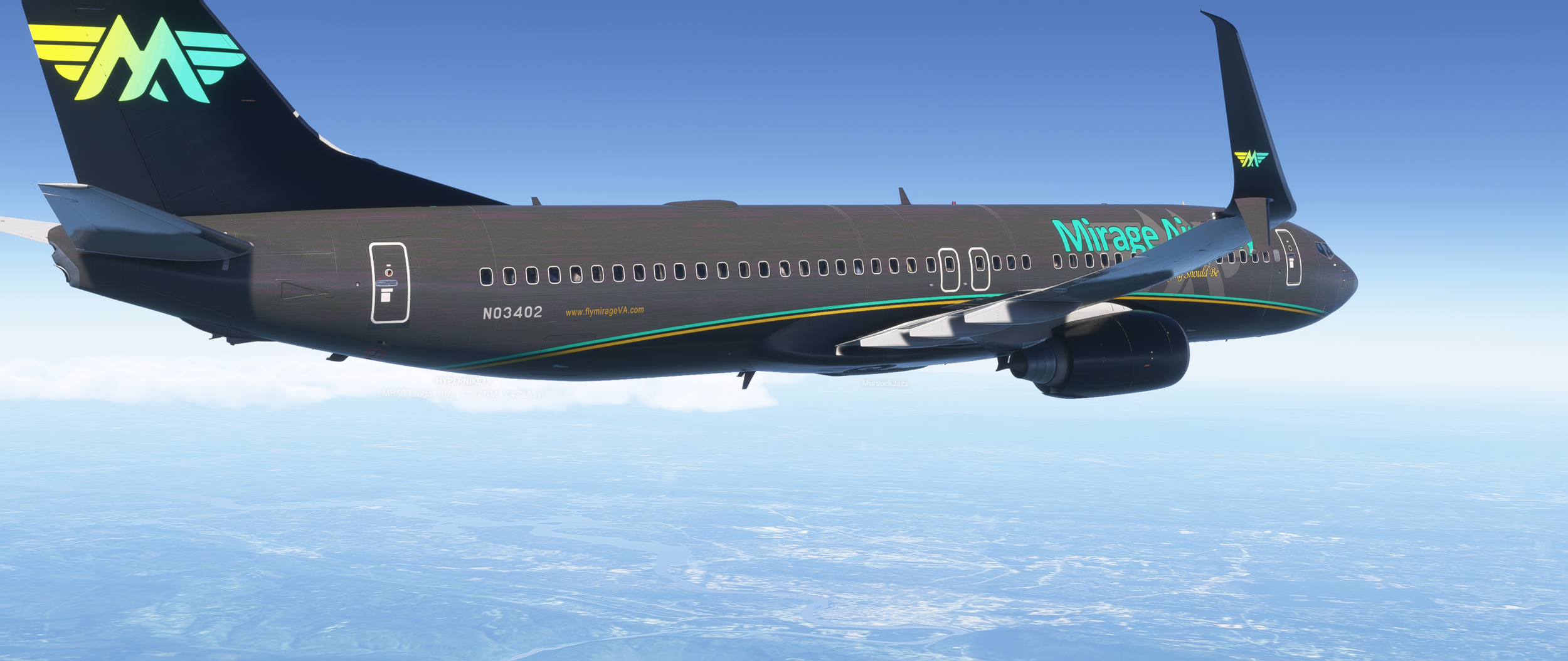 Senior Captain Rick piloting the 737 800NG to Atlanta